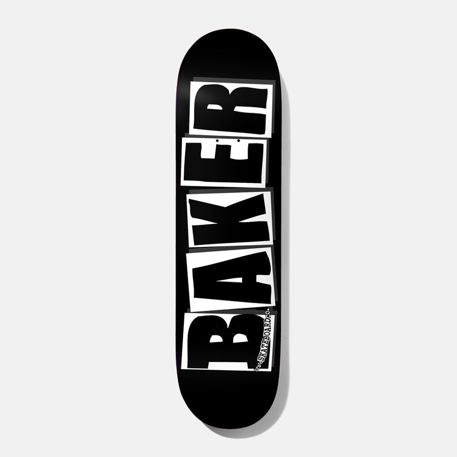 Baker Brand Logo BLK/WHT Deck 8.25