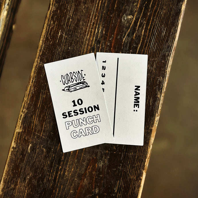 10 Session Punch Card