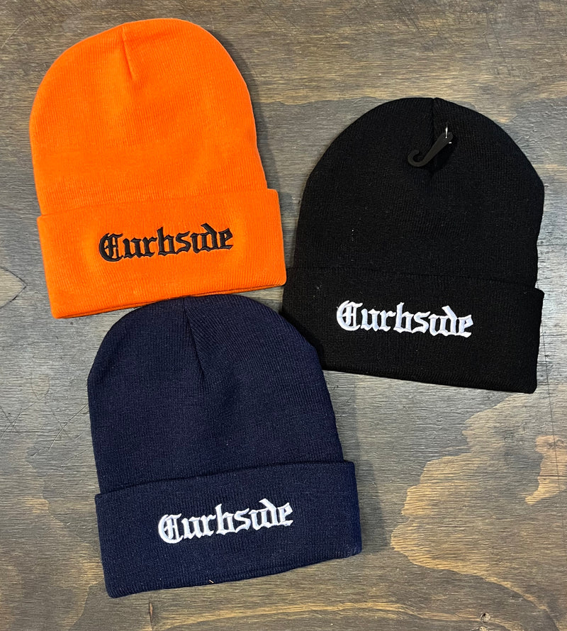 Load image into Gallery viewer, Curbside - Old English Beanies (Multiple Colors)
